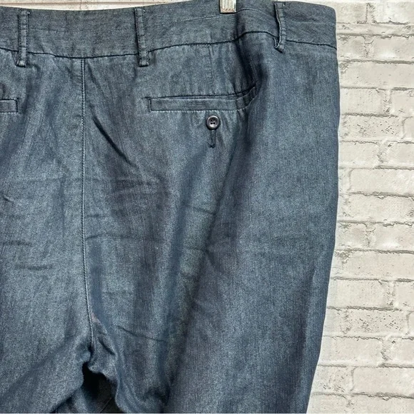 Apostrophe Womens Size 24WP Cuffed Denim Dark Blue Jeans - Picture 8 of 13